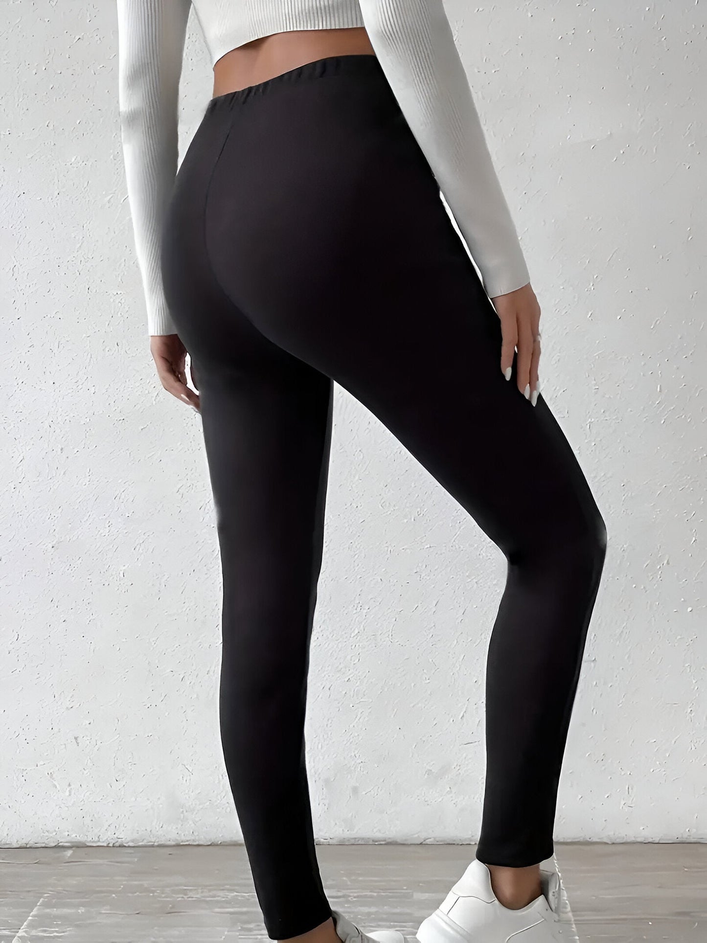 Celeste | Met fleece gevoerde afslankende legging met trekkoord