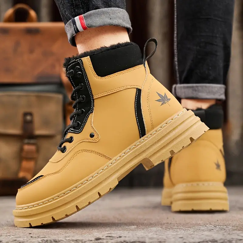 Levi - Snowboots voor heren met dikke zole