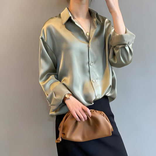 Samir | Luxueuze zijden blouse voor elke formele gelegenheid