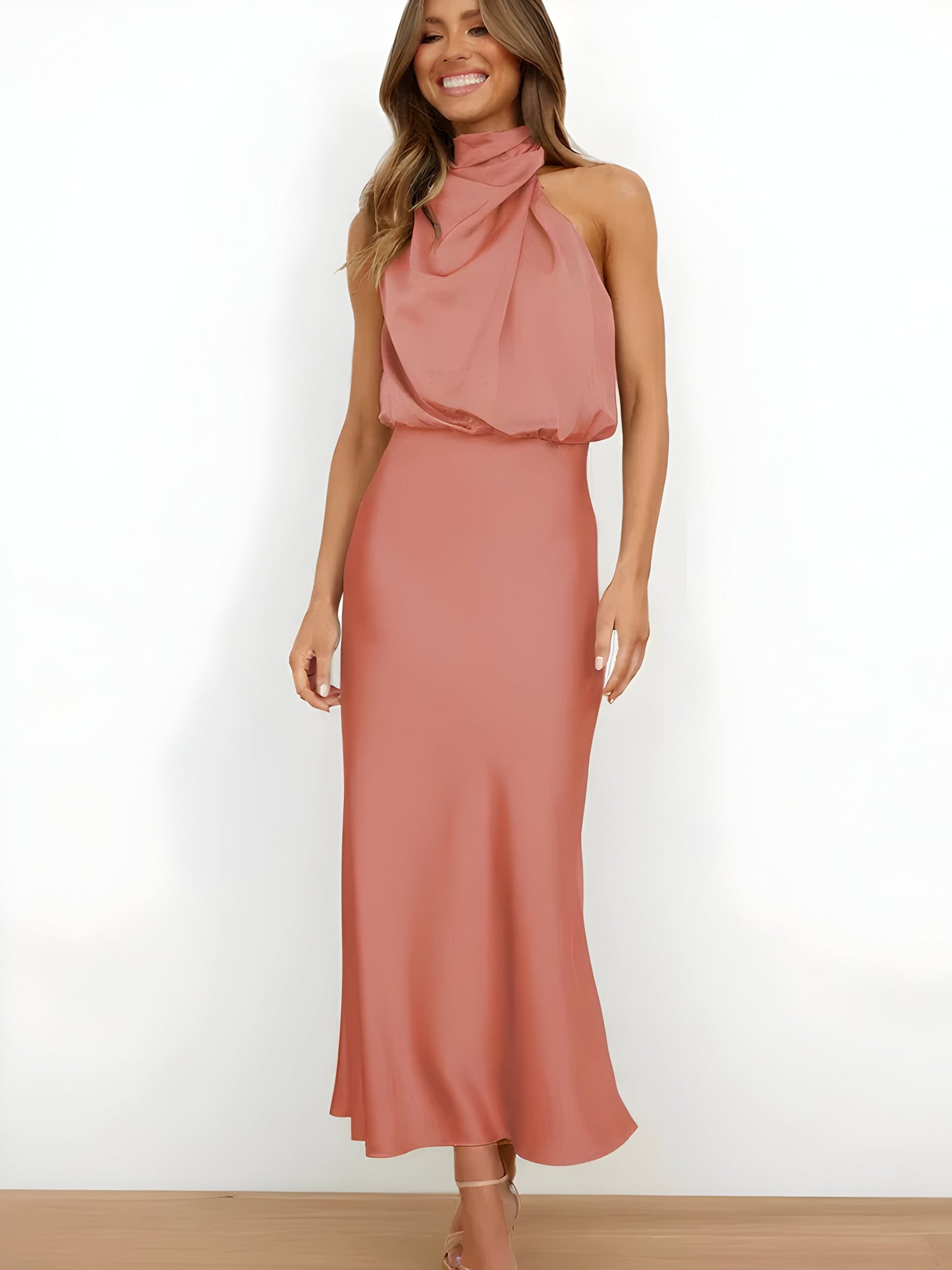 Eslar | Elegante satijnen jurk