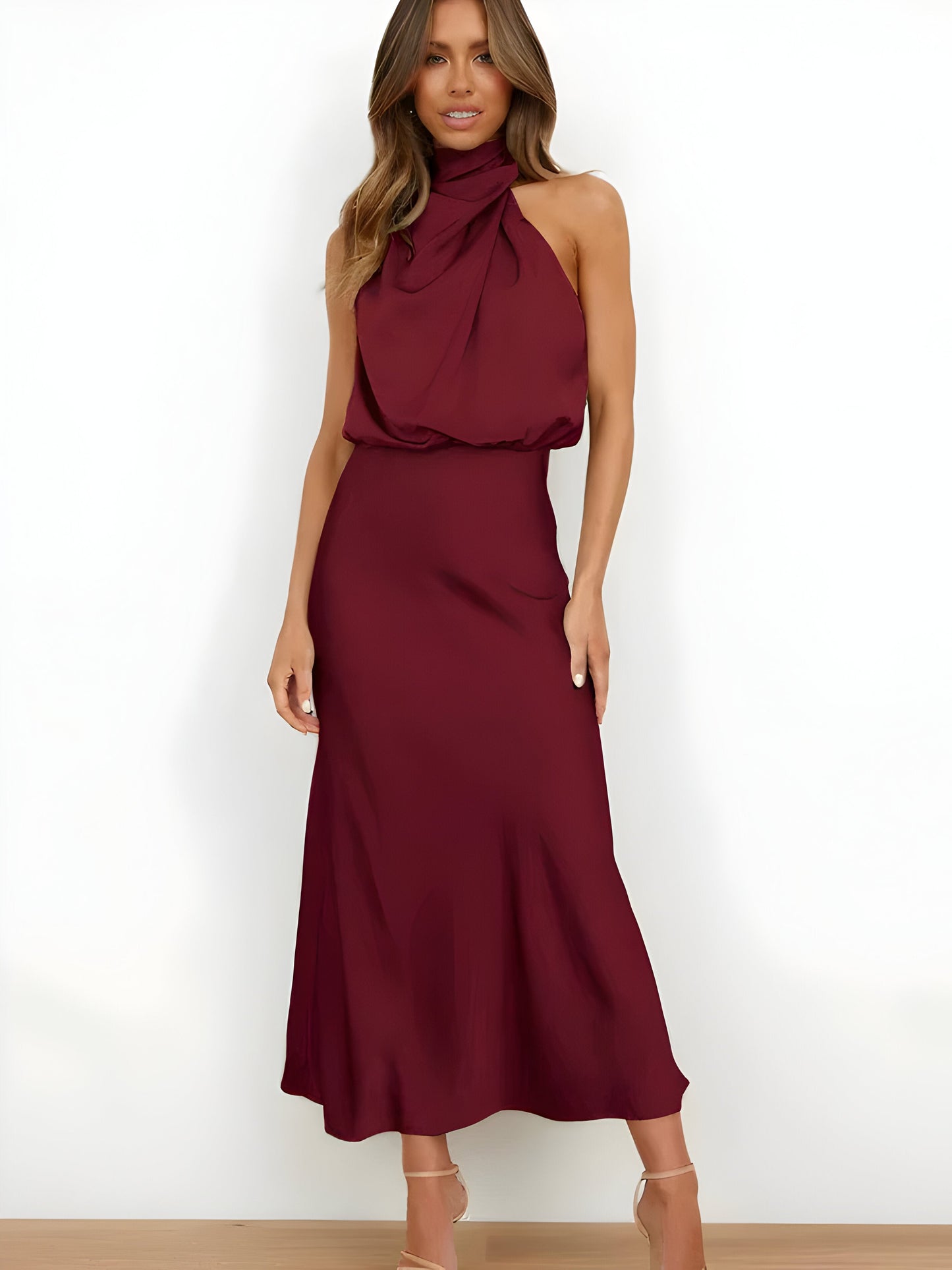 Eslar | Elegante satijnen jurk