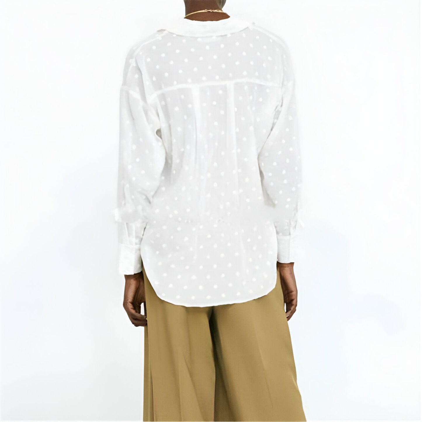 Alvi | Elegante blouse met stippen