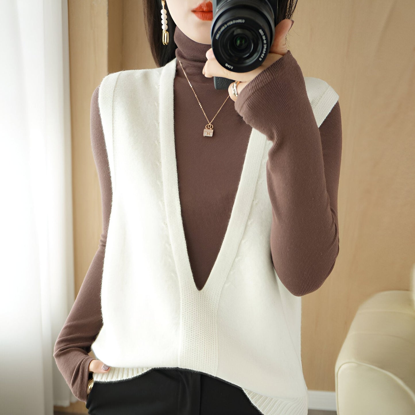 Minna | Comfortabel en stijlvol gebreid vest