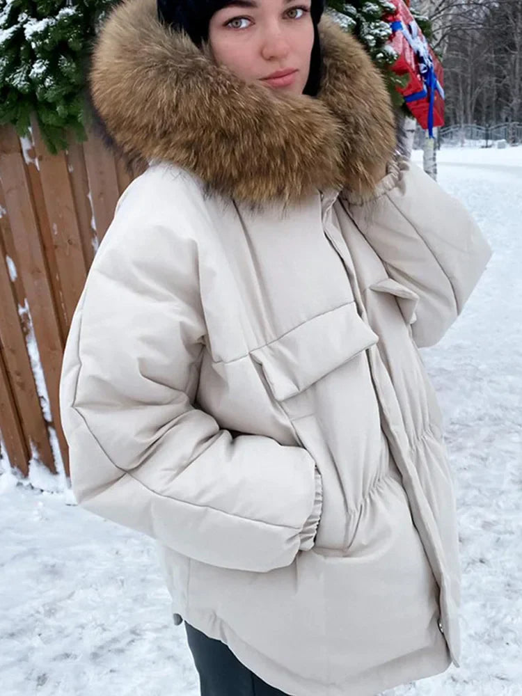 Lotte - Raccoon Fur Coat