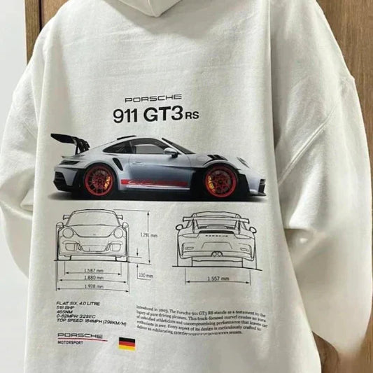 Jace - De oversized race hoodie
