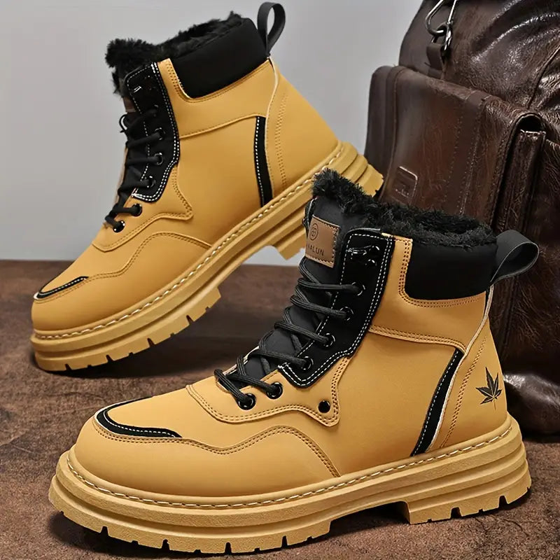 Levi - Snowboots voor heren met dikke zole