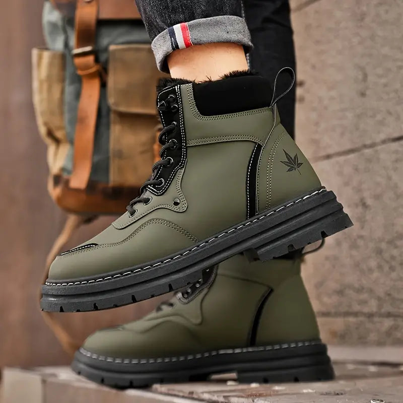 Levi - Snowboots voor heren met dikke zole