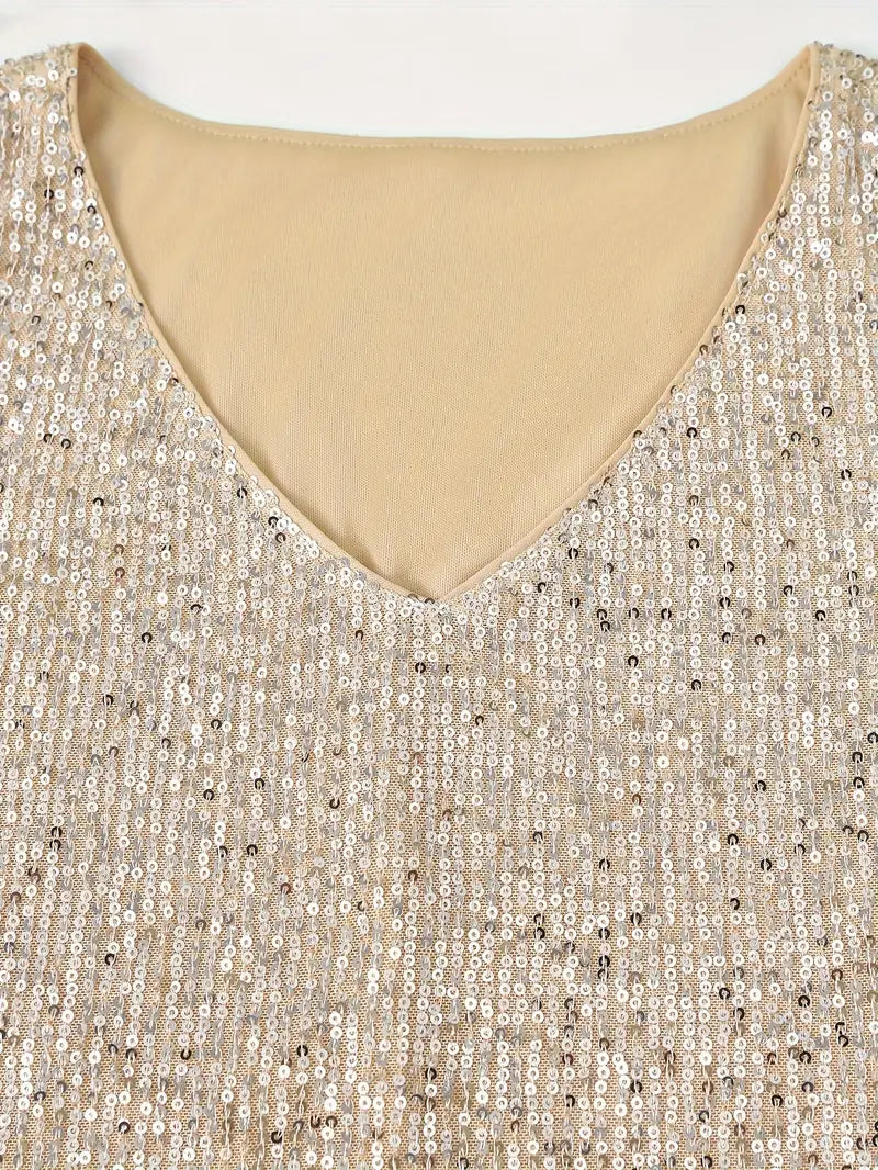 Uma - Elegante mouwloze top met paillette