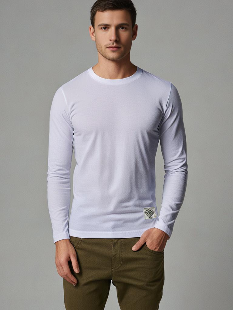 Hugo | Klassiek T-shirt met lange mouwen
