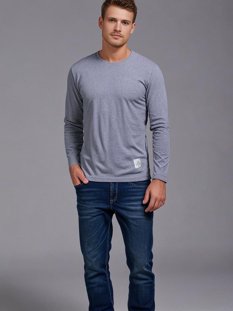 Hugo | Klassiek T-shirt met lange mouwen