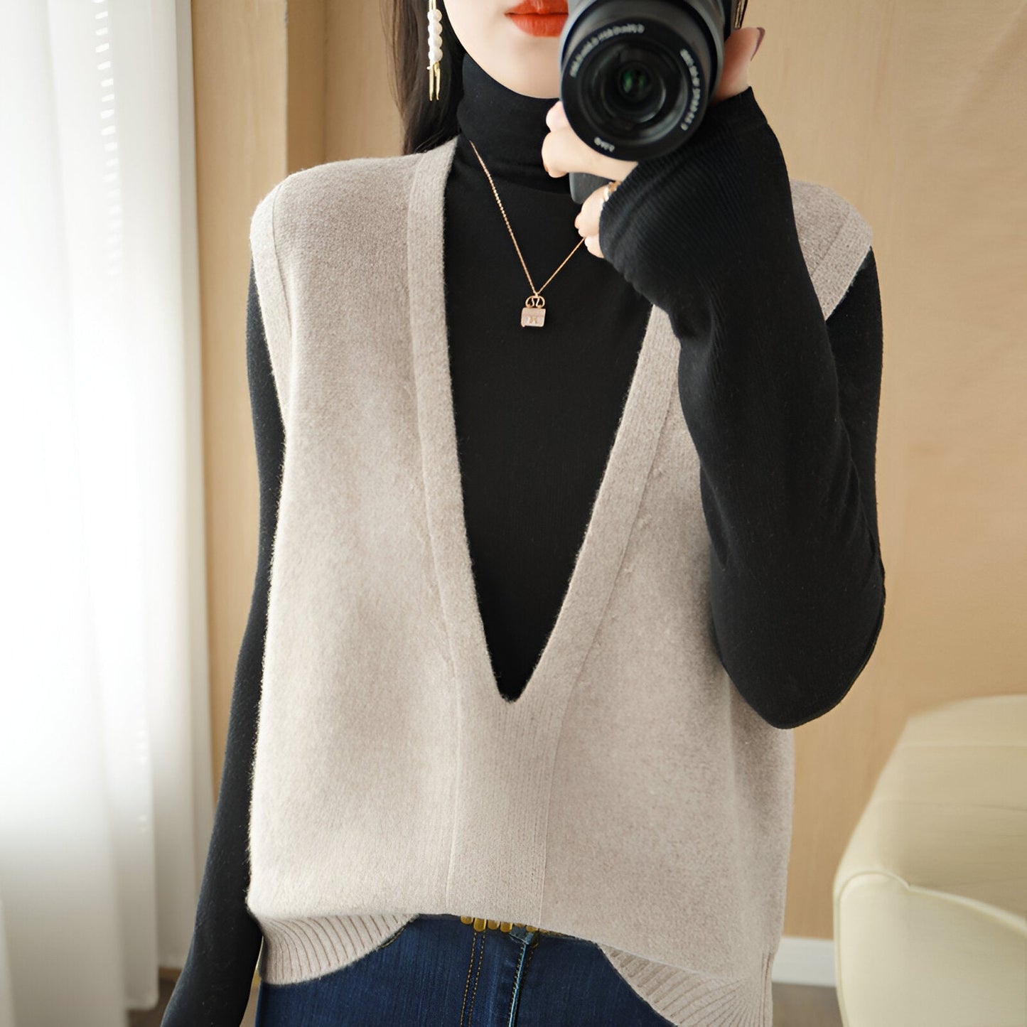 Minna | Comfortabel en stijlvol gebreid vest