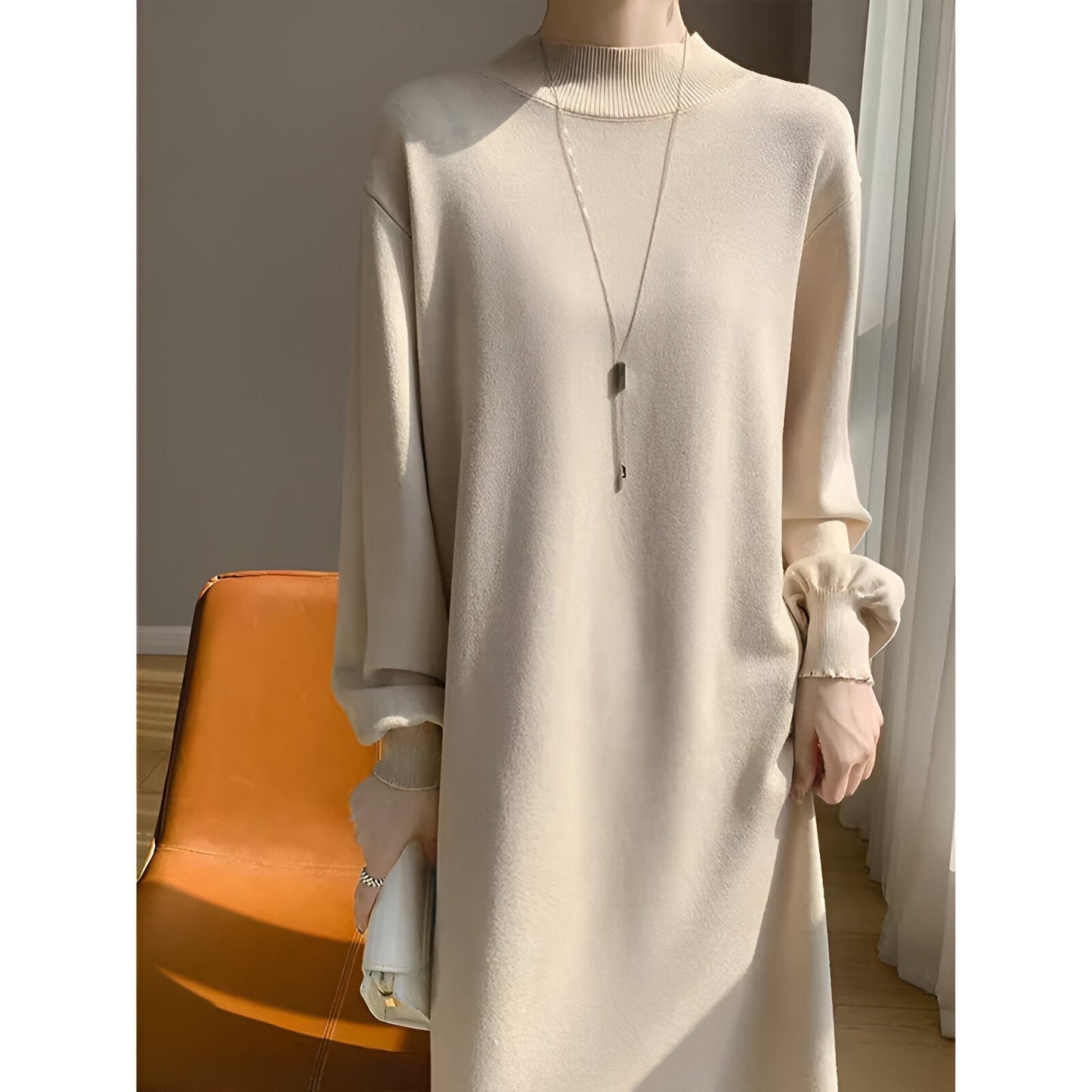 Filipa | Comfortabele & elegante gebreide jurk