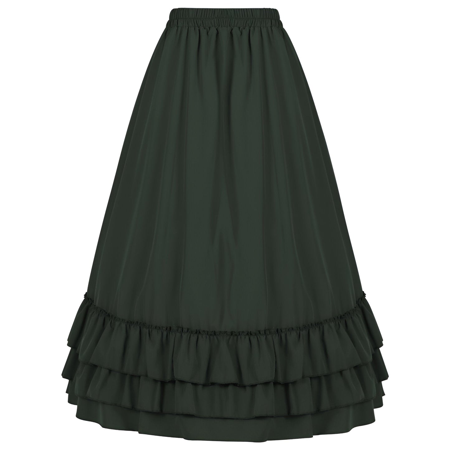 Philine | Charmante bruine basis met ruches in Victoriaanse stijl
